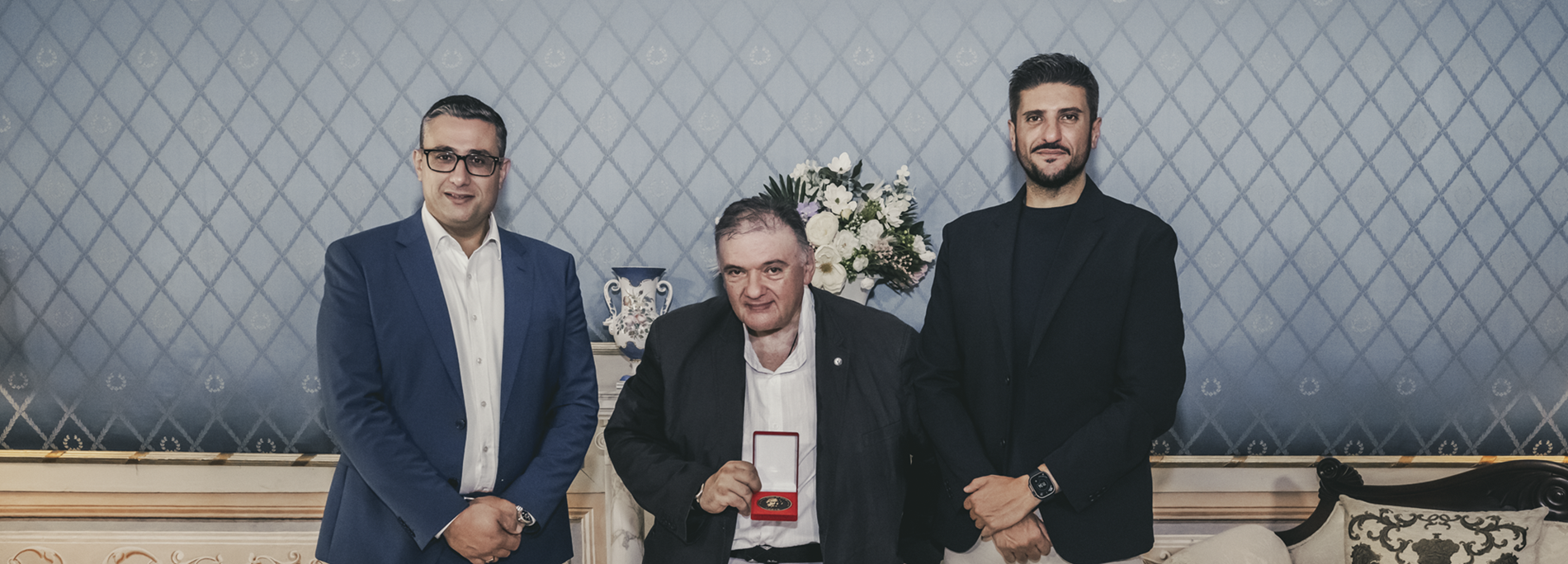 Immanuel Mifsud presented with the 2026 Homer European Medal of Poetry and Art